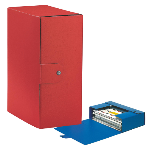 Scatola progetto Eurobox - dorso 15 cm - 25 x 35 cm - rosso - Esselte